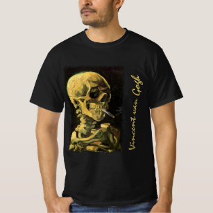 Skull with Burning Cigarette by Vincent van Gogh T-Shirt