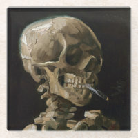 Skull with Burning Cigarette Vincent van Gogh Art