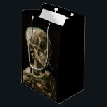Skull with Burning Cigarette Vincent van Gogh Art Medium Gift Bag<br><div class="desc">Vincent van Gogh (Dutch, 1853 - 1890) Skull of a Skeleton with Burning Cigarette, 1885–86, Oil on canvas Unframed: 32 cm × 24.5 cm (13 in × 9.6 in) Early work by Vincent van Gogh. This small painting is part of the permanent collection of the Van Gogh Museum in Amsterdam....</div>