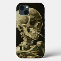 Skull with Cigarette Van Gogh