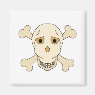 Skull with Crossbones Magnet