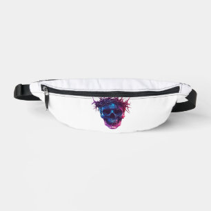 Skull with Crown of Thorns Bum Bags