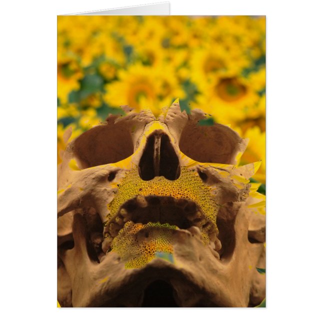 Skull with Flowers (Front)