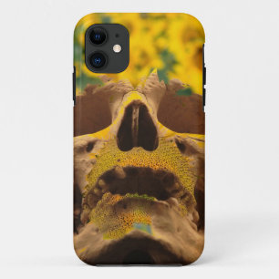 Skull with Flowers iPhone 11 Case