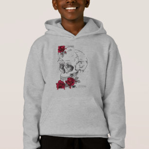 Skull With Flowers - Urban Japanese Style Design