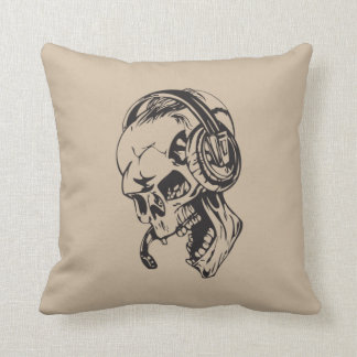 Skull With Headphone Cushion