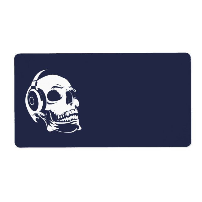 Skull with headphones (Front)