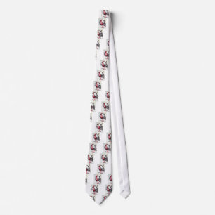 Skull with Headphones Design Tie