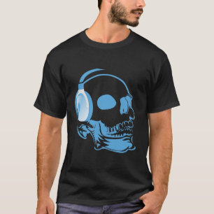 Skull with headphones T-Shirt