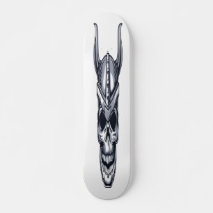 Skull with Horns Skateboard
