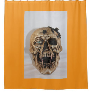 Skull with Scorpion Shower Curtain