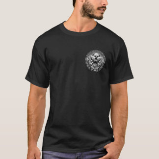 Skull with skeletons and eagles T-Shirt