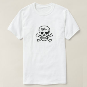 Skull with the word Malum T-Shirt