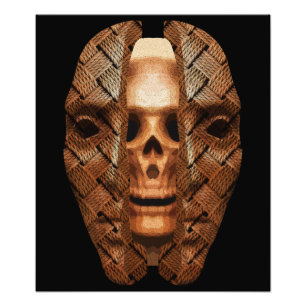 Skull Within: Unveiling Inner Complexity Photo Print