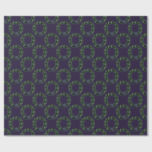 Skull Wreath Wrapping Paper