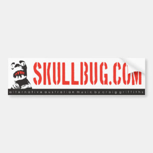 Skullbug Music bumper sticker