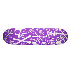 SkullDuggery Purple Skateboard