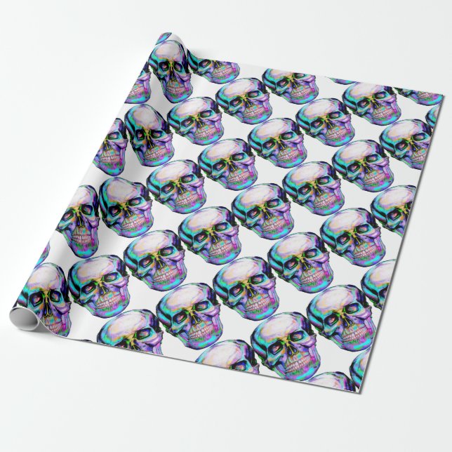 Skullerful Wrapping Paper (Unrolled)