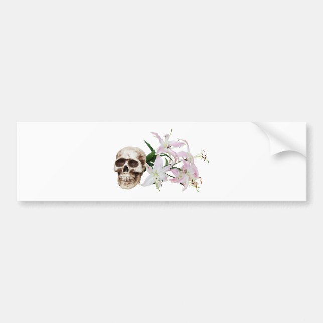 SkullFlowers051409 Bumper Sticker (Front)