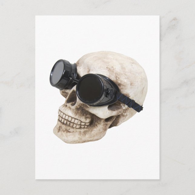 SkullGoggles073109 Postcard (Front)