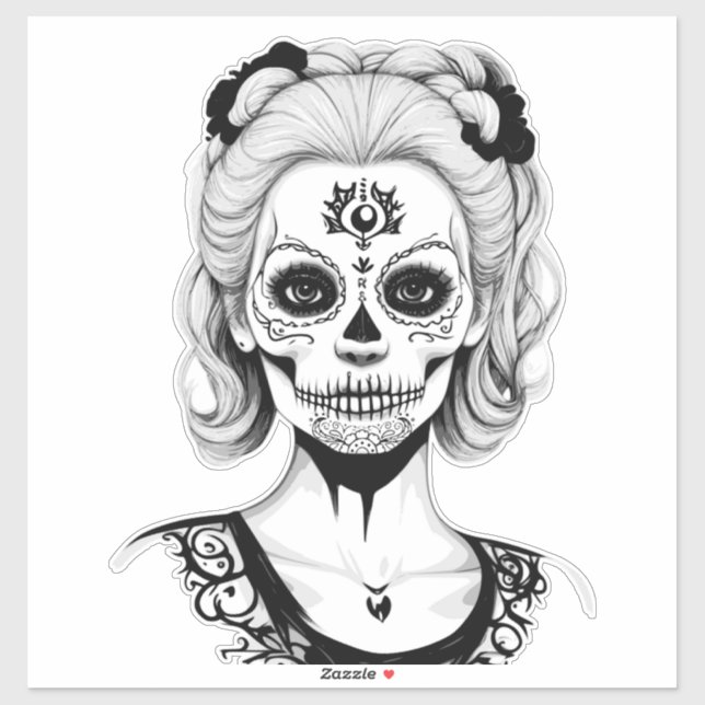 SKULLHEAD WOMAN  (Sheet)