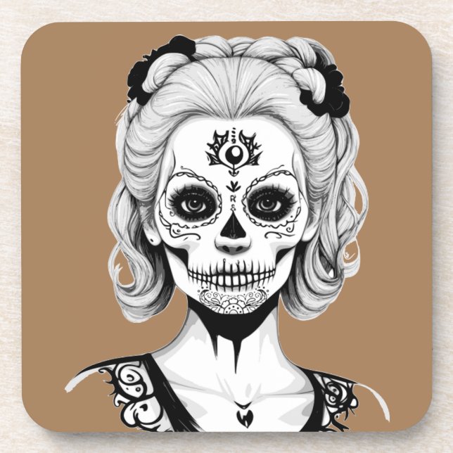 SKULLHEAD WOMAN COASTER (Front)