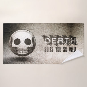 Skullmoji Vintage bath towel