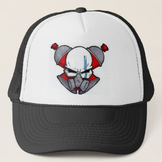 skullpaint trucker hat