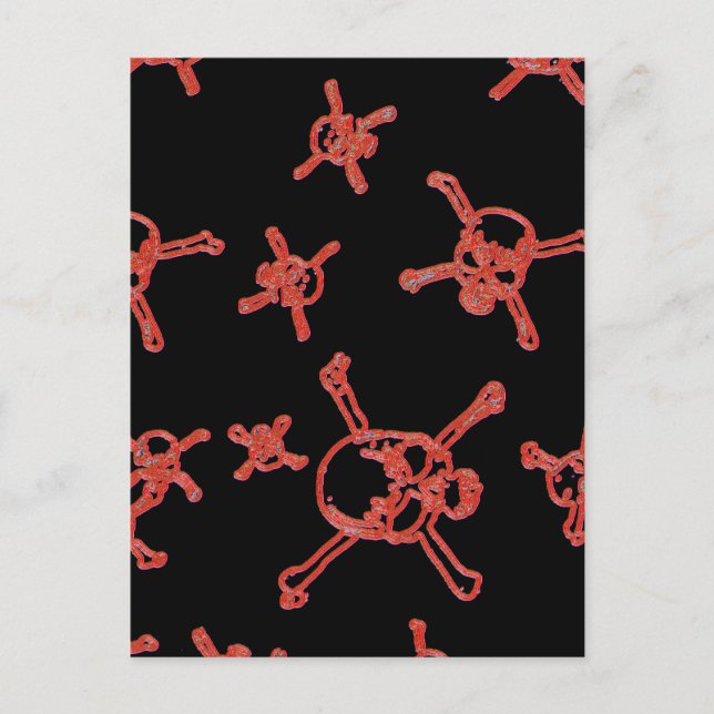 Skulls 3 postcard (Front)