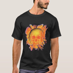 Skulls and Blooms Rustic T-Shirt