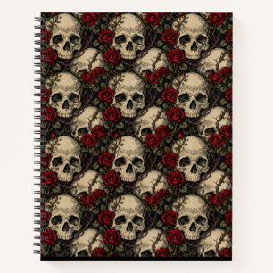 Skulls and Briar Roses Notebook