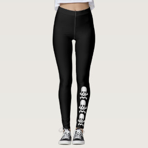 Skulls And Crossbones Leggings