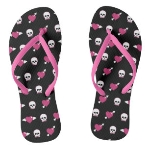 Skulls and hearts thongs