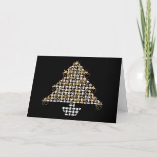 Skulls and Metal Tree Holiday Card