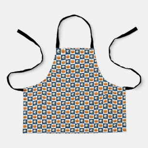 Skulls and Pumpkins Apron