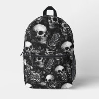 Skulls And Roses Black 