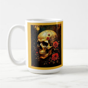 Skulls and Roses Coffee Mug