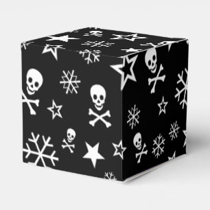 Skulls and Snowflakes Favour Box