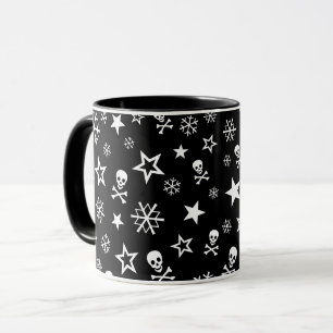 Skulls and Snowflakes Mug