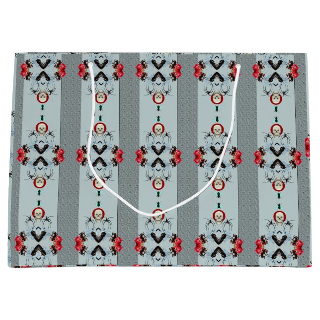 Skulls and spiders gift bag (Front)