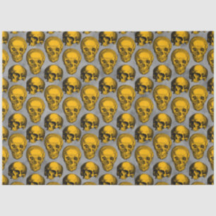 Skulls and Sunflower Series Design 4 Tissue Paper