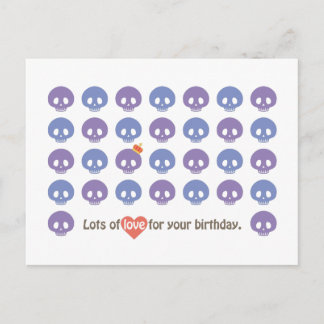 SKULL'S BIRTHDAY POSTCARD