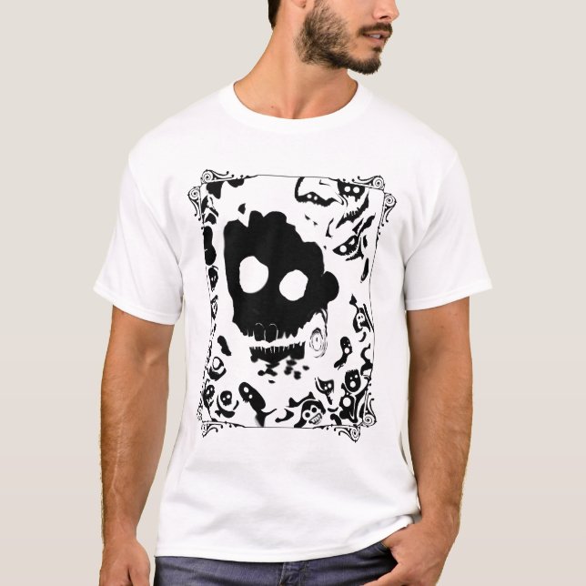 skulls_black T-Shirt (Front)