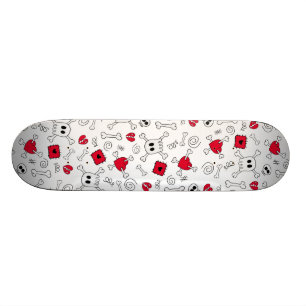 Skulls, Bones & Broken Hearts Skateboard