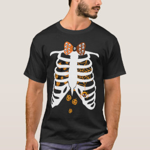 Skulls Bow Tie Skeleton Xray Rib Cage Kids Adults T-Shirt