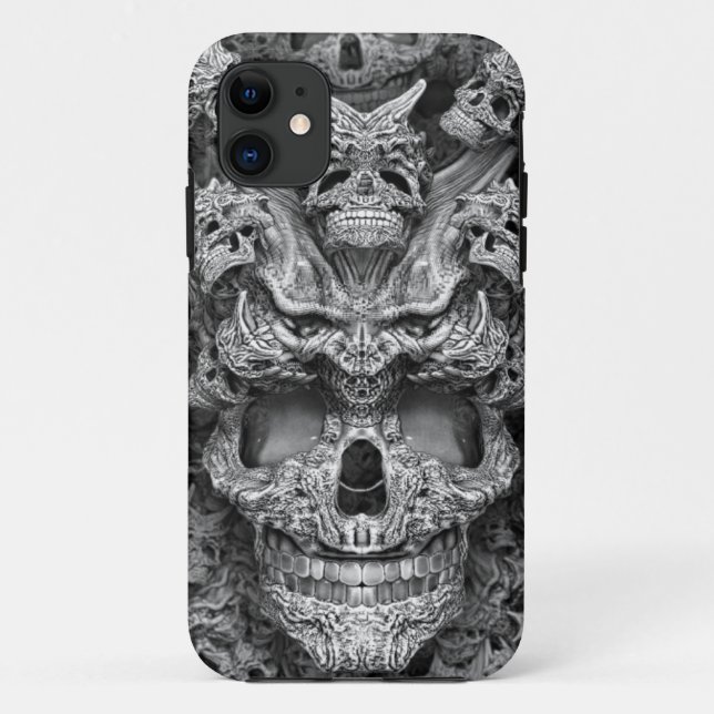 Skulls Case-Mate iPhone Case (Back)