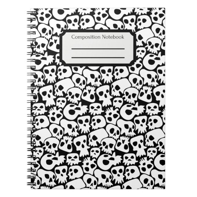 Skulls Composition Notebook (Front)