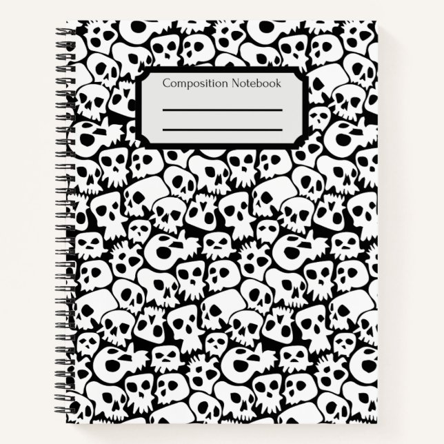 Skulls Composition Notebook (Front)