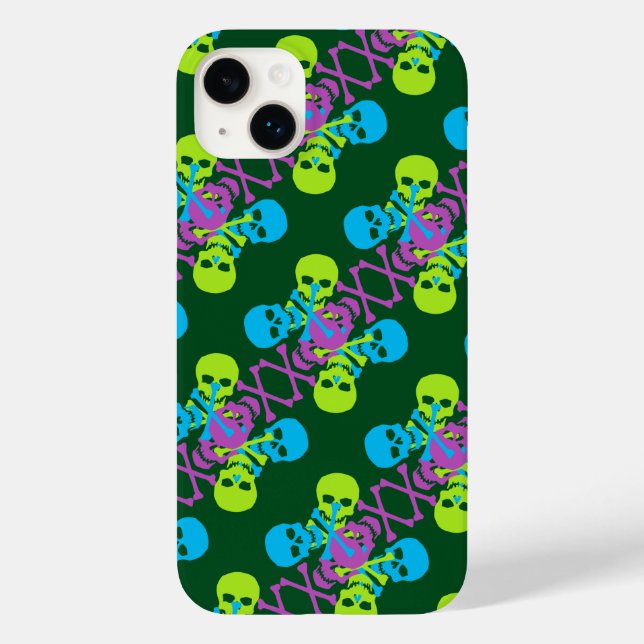 Skulls & Crossbones Case-Mate iPhone Case (Back)