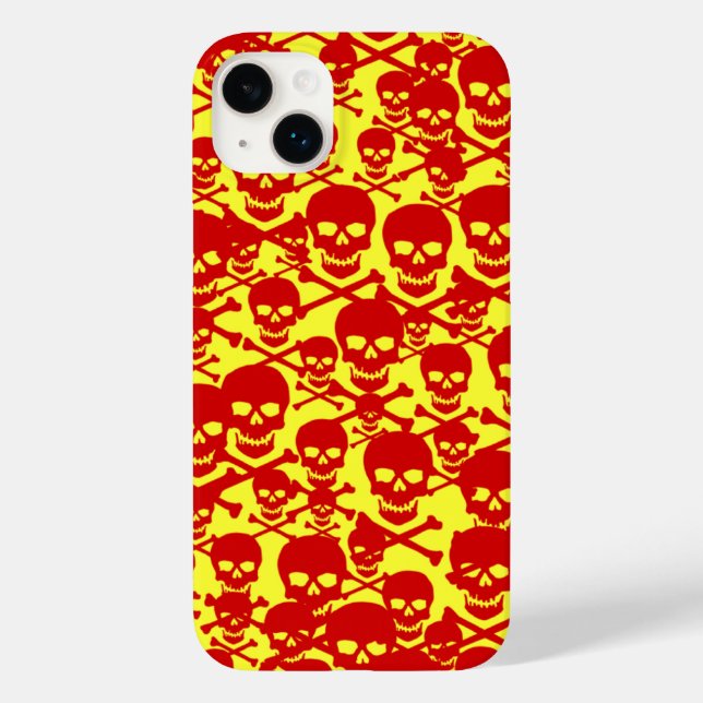 Skulls & Crossbones Case-Mate iPhone Case (Back)
